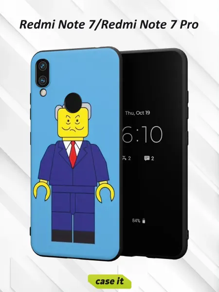 Case it Чехол на Redmi Note 7с принтом Лего