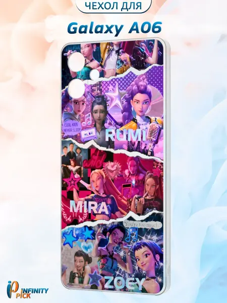 Infinity pick Чехол на Galaxy A06 с принтом Кейпоп