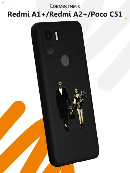 Мобилиус Чехол на Xiaomi Redmi A1+ с принтом Леон