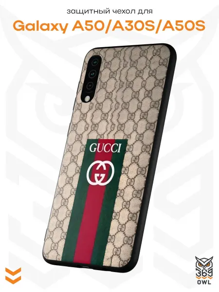 OWL369 Чехол на Samsung A50 A30S A50S с принтом в стиле Gucci