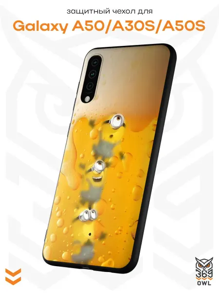 OWL369 Чехол на Samsung A50 A30S A50S с принтом Миньон