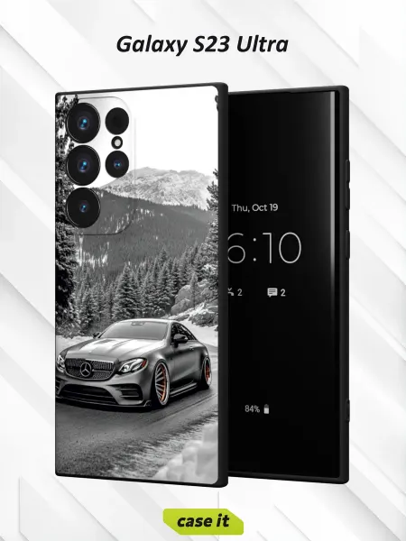 Case it Чехол на Samsung S23 Ultra с принтом Mercedes