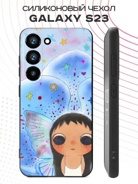 FACTORIA Чехол на Samsung S23 с принтом Ангел Y2K