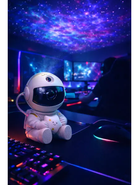 GIXOM Ночник звездное небо проектор Астронавт