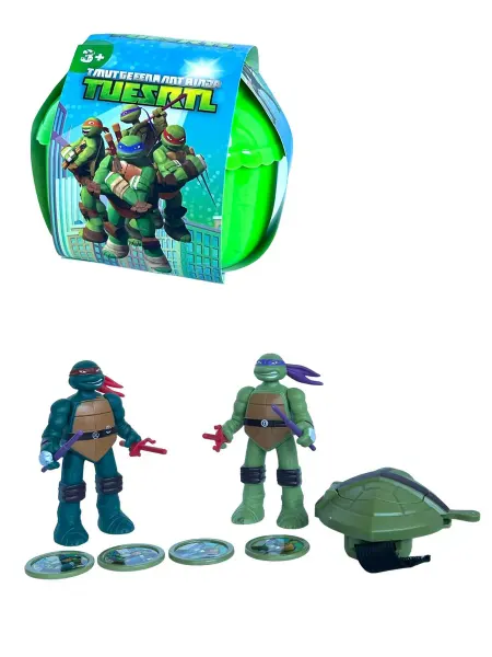TURTLES Фигурка игрушка Черепашки ниндзя сюрприз 2шт.10 см