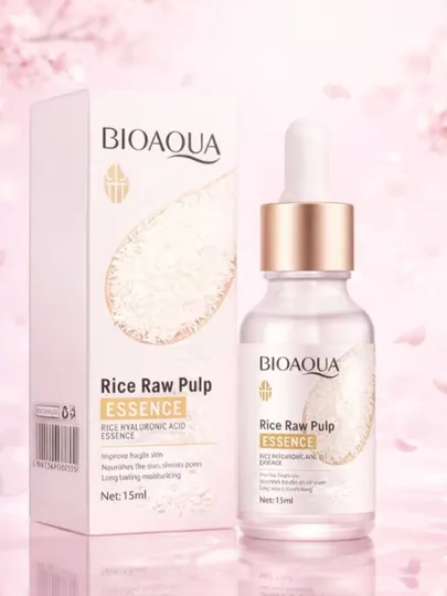 Сыворотка для лица Bioaqua Rice RAW Pulp Essence с экстрактом риса, 15 мл