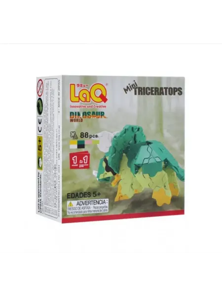LaQ Конструктор Dinosaur World Mini Triceratops