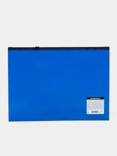 Zip-пакет пластиковый ErichKrause Diamond Total Blue, A4, полупрозрачный, синий 55089