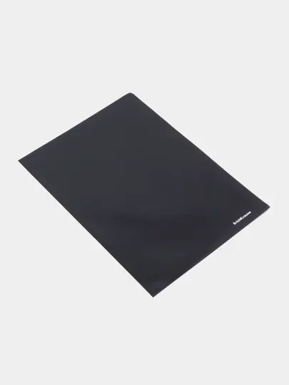 Папка-уголок пластиковая ErichKrause, Black, A4, непрозрачный, черный, 55194 q0000053522