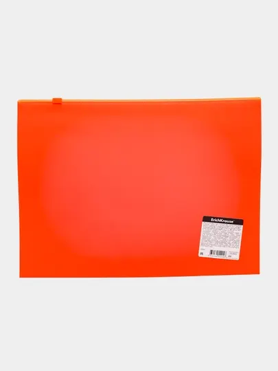 Zip-пакет пластиковый ErichKrause Soft Caribbean Sunset, A4, непрозрачный, ассорти 55204