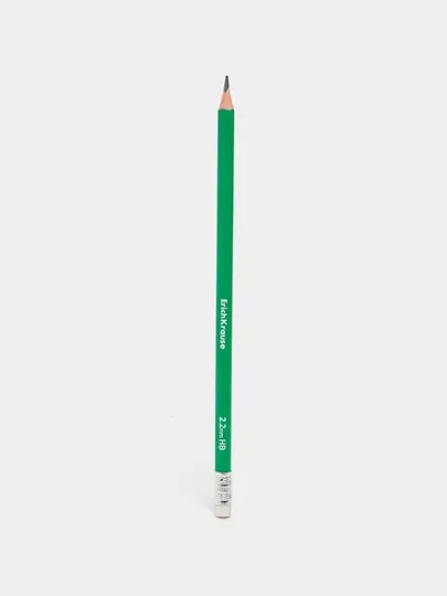 Чернографитный карандаш пластиковый ErichKrause Classic triangle, с ластиком, HB 55270