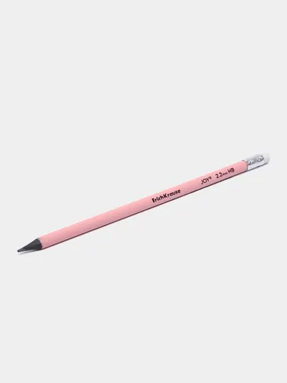 Чернографитный карандаш, пластиковый, ErichKrause JOY Pastel, круглый, HB 55272 q0000053340