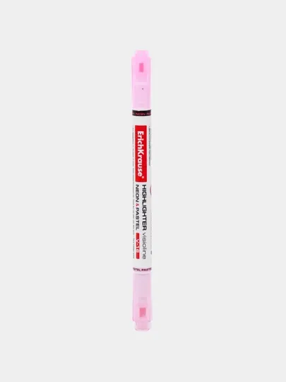 Двухсторонний текстмаркер ErichKrauseVisioline V-16 Neon+Pastel, цвет чернил розовый 56017