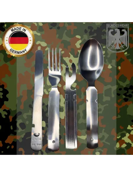 Туристический набор столовых приборов BUNDESWEHR