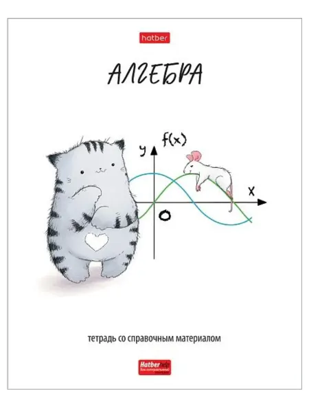 Тетрадь предметная со справочным материалом Алгебра 48 л