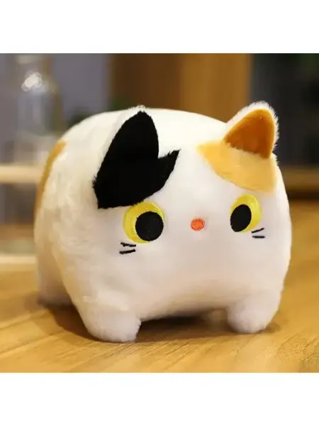 DamirShop Мягкая игрушка Котокуб кот куб квадратный батон подушка 40см