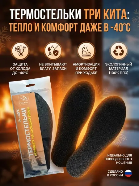 Термостельки для обуви до -40С, 42р