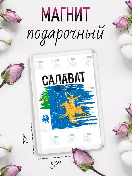 Филя Флаги Магнит на холодильник Флаг Салавата