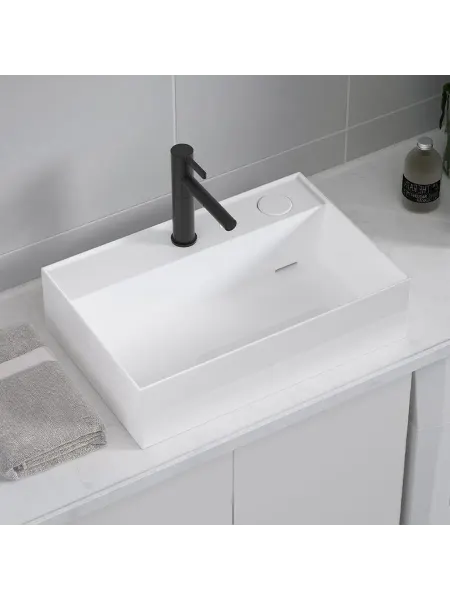 CeramaLux Раковина накладная над стиральной машиной 6253R 59х40 см