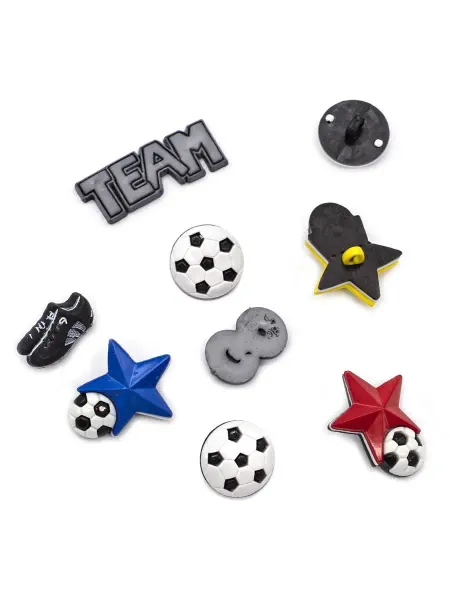 Buttons Galore & More Пуговицы декоративные Американский футбол 11 шт