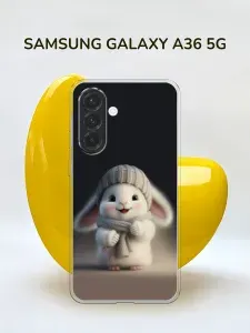 Чехол на Самсунг А36 5G, прозрачный