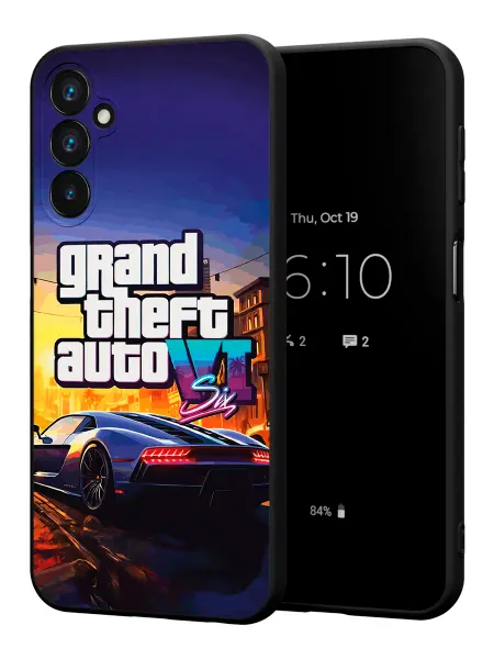 PBl store Чехол на Samsung Galaxy A25 (5G) с принтом GTA 6
