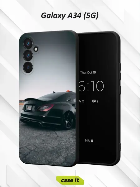 Case it Чехол на Samsung A34 5G с принтом Mercedes-Benz CLS 63