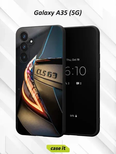 Case it Чехол на Samsung A35 (5G) с принтом Мерседес Бенз CLS 63