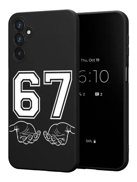 PBl store Чехол на Samsung Galaxy A25 (5G) с принтом six seven 67
