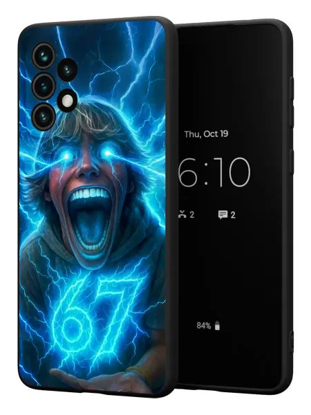 PBl store Чехол на Samsung A33 5G с принтом 67 сикс севен