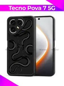 Чехол на Tecno Pova 7 5G / Техно Пова 7 с принтом, Змея