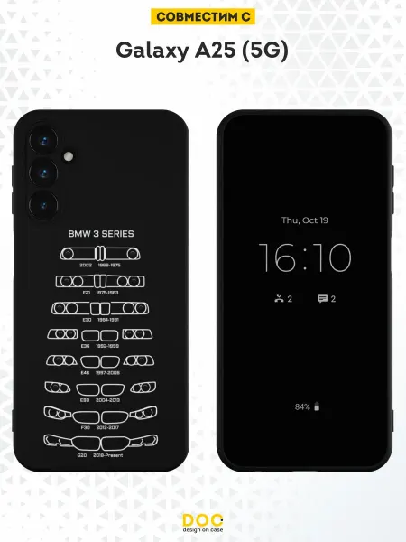 DesignOnCase Чехол на Samsung Galaxy A25 (5G) с принтом BMW