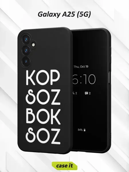 Case it Чехол на Samsung A25 (5G)с принтом Kop soz bok soz