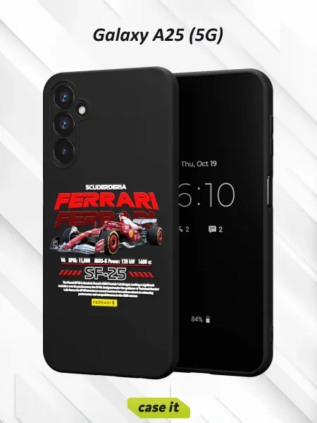 Case it Чехол на Samsung A25 (5G)с принтом Ferrari SF-25