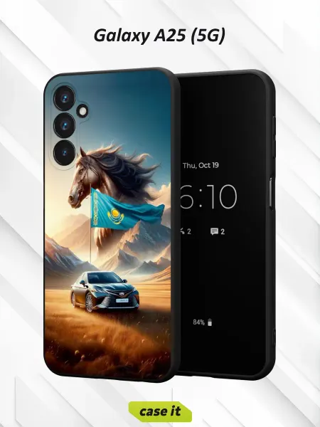 Case it Чехол на Samsung A25 (5G)с принтом Казахстан