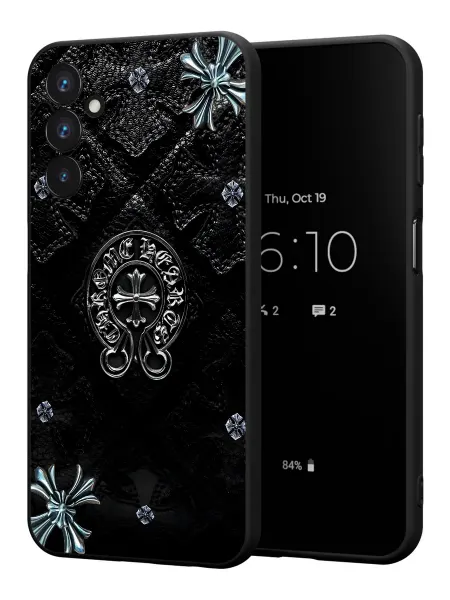 PBl store Чехол на Samsung Galaxy A25 (5G) с принтом Chrome Hearts