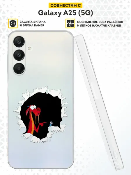 DesignOnCase Чехол на Samsung Galaxy A25 (5G) с принтом Мулан