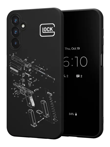 PBl store Чехол на Samsung Galaxy A25 (5G) с военным принтом Glock