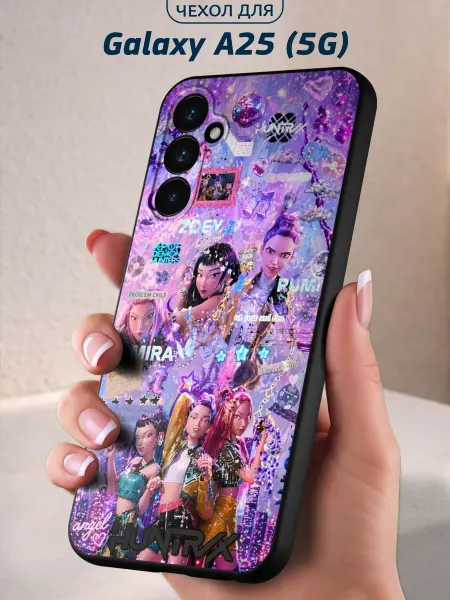 Infinity pick Чехол на Galaxy A25 (5G) с принтом Huntrix