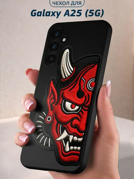 Infinity pick Чехол на Galaxy A25 (5G) с принтом Демон Они