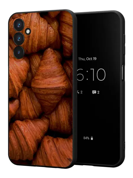 PBl store Чехол на Samsung Galaxy A25 (5G) с принтом Круассан