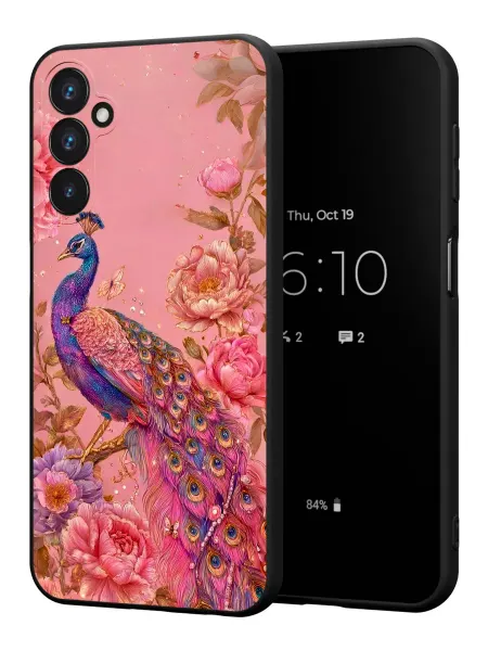 PBl store Чехол на Samsung Galaxy A25 (5G) с принтом Павлин