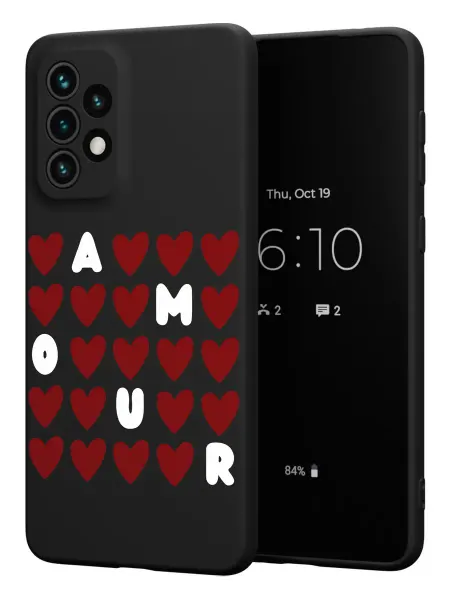 FACTORIA Чехол на Samsung A33 5G с принтом AMOUR