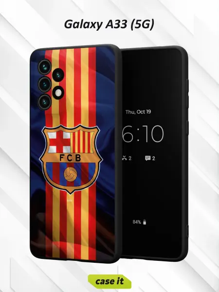 Case it Чехол на Samsung A33 5G a fragment of the Barcelona shape