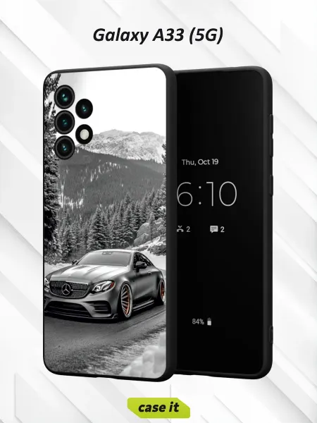 Case it Чехол на Samsung A33 5G с принтом Mercedes E-Class Coupe