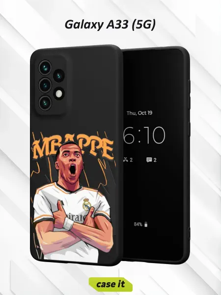 Case it Чехол на Samsung A33 5G с принтом star of Real Madrid