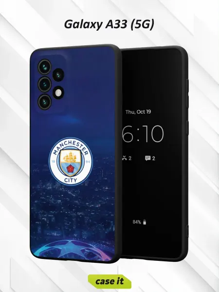 Case it Чехол на Samsung A33 5G с принтом Manchester Сити