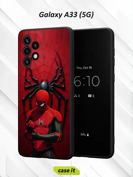 Case it Чехол на Samsung A33 5Gс принтом Питер Паркер Marvel