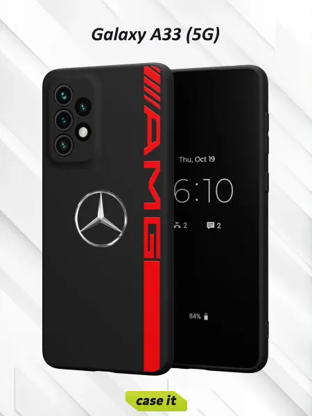 Case it Чехол на Samsung A33 5G принт классическая эмблема Mercedes