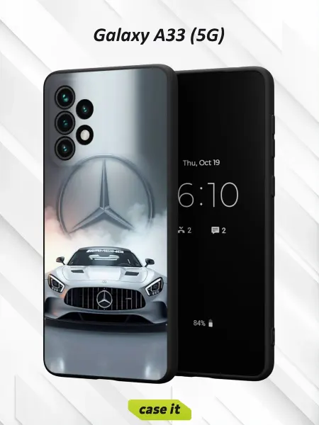 Case it Чехол на Samsung A33 5G с принтом суперкар Mercedes-AMG
